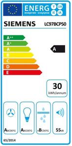 Siemens afzuigkap LC97BCP50 - iQ500 - Wandschouw, Wandschouwkap, BSH Huishoudapparaten, Motor, Nieuw