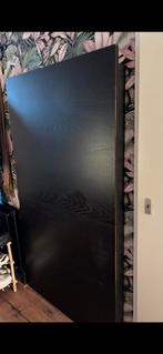 EETTAFEL IKEA ZWART UITSCHUIFBAAR, Huis en Inrichting, Tafels | Eettafels, Ophalen, Gebruikt, 200 cm of meer, 50 tot 100 cm