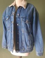 Spijkerjack gevoerd met kraag. Denim. Pull & Bear., Maat 38/40 (M), Blauw, Ophalen of Verzenden, Zo goed als nieuw