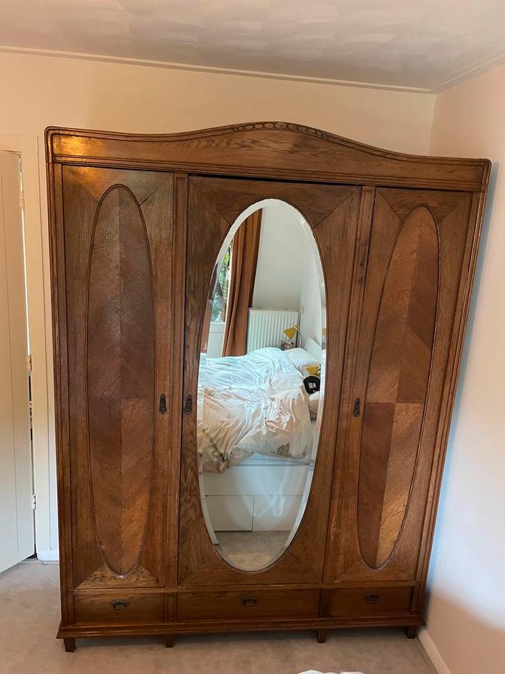 Vintage kledingkast, Huis en Inrichting, Kasten | Kledingkasten, Zo goed als nieuw, 200 cm of meer, 150 tot 200 cm, 50 tot 75 cm
