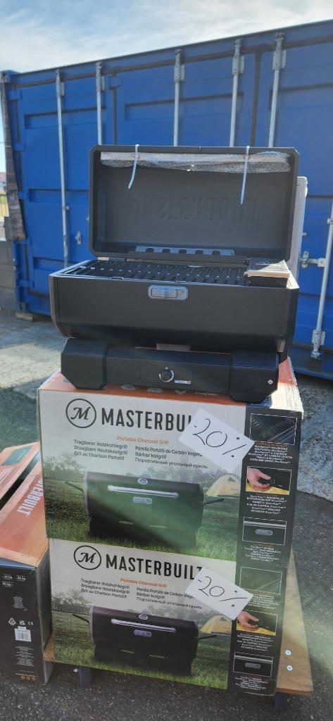 Masterbuilt Portable Houtskool BBQ Barbecue Elektrisch, Tuin en Terras, Houtskoolbarbecues, Nieuw, Met accessoires, Ophalen of Verzenden