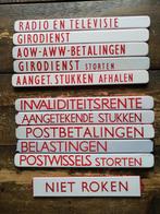 GEZOCHT - Emaille PTT loketbordjes, Ophalen of Verzenden