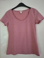 T-shirt zacht roze/oud roze  maat M - H&M -, Kleding | Dames, T-shirts, Maat 38/40 (M), H&M, Ophalen of Verzenden, Korte mouw