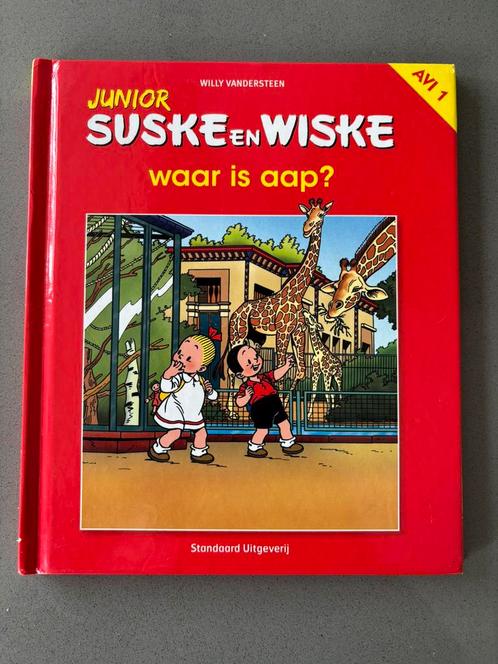 Boek Suske en Wiske Junior - Waar is aap? - AVI 1, Boeken, Kinderboeken | Jeugd | onder 10 jaar, Zo goed als nieuw, Ophalen of Verzenden