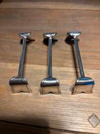 3 Verzilverde Messenleggers, Antiek en Kunst, Antiek | Bestek, Ophalen of Verzenden