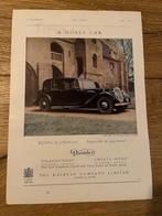 Daimler Straight-Eight originele advertentie 1947 vintage, Boeken, Auto's | Folders en Tijdschriften, Ophalen of Verzenden, Gelezen