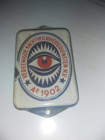 Emaille deurbordje  beschikbaar voor biedingen