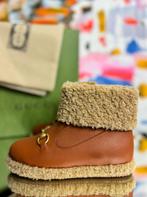 Gucci shearling horsebit laarsjes schoenen maat 29-30 NIEUW, Verzenden, Jongen of Meisje, Gucci, Schoenen