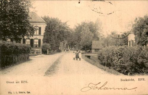 Epe - Groet uit - Beekzicht Epe, Verzamelen, Ansichtkaarten | Nederland, Gelopen, Gelderland, Voor 1920, Ophalen of Verzenden