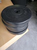 4 x  halterschijf 5 kg gewichten, Ophalen, Zo goed als nieuw, Benen, Halterschijven