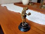 KLEINE BRONZEN FIGUUR JONGLERENDE AAP, Ophalen of Verzenden