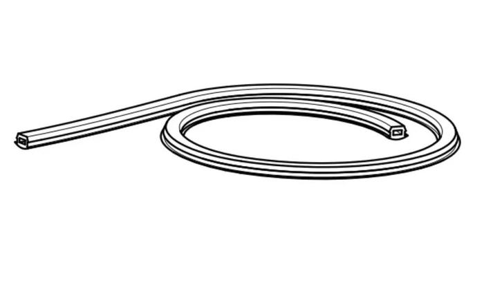 Thule MontBlanc rubberstrip (tegen windfluiten), Auto diversen, Dakdragers, Nieuw, Ophalen of Verzenden