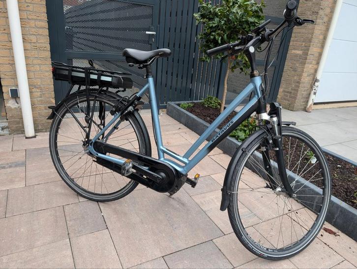 Batavus Stream Elektrische Fiets -  2940km. 1e eign i p.s., Fietsen en Brommers, Elektrische fietsen, Gebruikt, Batavus, 55 tot 59 cm