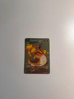 Pokemon - Gouden metalen Charizard VMAX kaart, Ophalen of Verzenden, Zo goed als nieuw, Losse kaart
