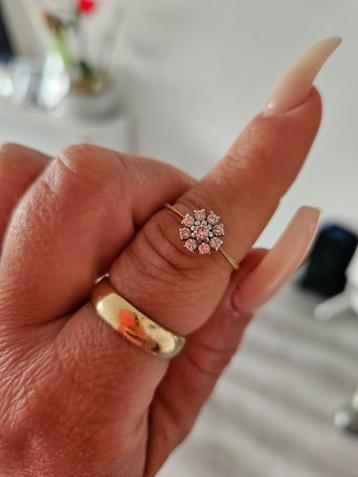 Diamanten ring 14k echte diamanten  beschikbaar voor biedingen