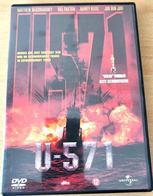 U-571 (2000) Matthew McConaughey, Bill Paxton, Harvey Keitel, Cd's en Dvd's, Dvd's | Actie, Oorlog, Vanaf 12 jaar, Ophalen of Verzenden