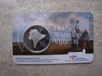 Coincard 5 euro Waterloo vijfje UNC zwaar verzilverd 2015, Ophalen of Verzenden, Euro's, Losse munt
