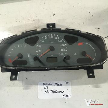 Nissan Micra 2001 1.3 Benzine Km Tellerklok beschikbaar voor biedingen