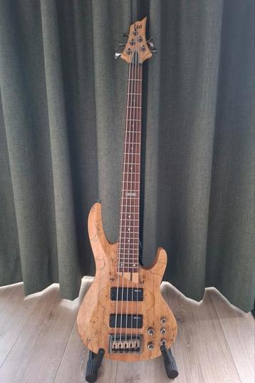 LTD ESP B-205SM 5-snarige Basgitaar - Zo Goed Als Nieuw beschikbaar voor biedingen