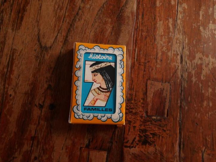 Kwartet van zeven families,Jeu de 7 familles  Frans kwartet, Verzamelen, Speelkaarten, Jokers en Kwartetten, Zo goed als nieuw