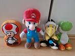 4 super mario knuffels nintendo toad yoshi koopa troopa, Kinderen en Baby's, Speelgoed | Knuffels en Pluche, Ophalen of Verzenden