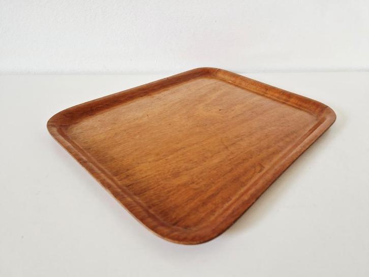 vintage dienblad zweeds houten serveer blaadje, Huis en Inrichting, Woonaccessoires | Dienbladen, Gebruikt, Hout, Rechthoekig