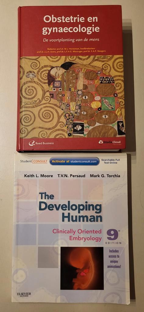 Obstetrie & Gynaecologie Bundel – 2 boeken, Boeken, Studieboeken en Cursussen, Zo goed als nieuw, WO, Beta, Ophalen of Verzenden