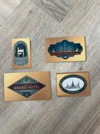 Efteling grand hotel stickers, Verzamelen, Efteling, Ophalen of Verzenden, Zo goed als nieuw, Button of Speldje