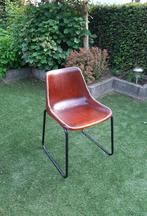 Laatste lederen stoel, Huis en Inrichting, Stoelen, Ophalen, Gebruikt, Bruin, Eén