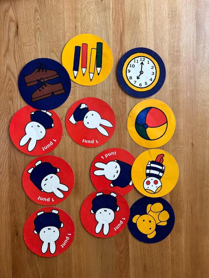 Set ‘Nijntje Stoelendans’-Kaarten – Bewegend leren, Kinderen en Baby's, Speelgoed | Educatief en Creatief, Zo goed als nieuw, Ophalen of Verzenden