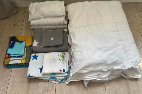 Beddengoed peuterbed jongen (o.a. brandweerman Sam en Stoer), Kinderen en Baby's, Kinderkamer | Beddengoed, Zo goed als nieuw