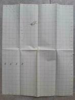 020O / Enkhuizen  met IJsselmeer en Urk stafkaart uit 1933, Ophalen of Verzenden, 1800 tot 2000, Landkaart, Zo goed als nieuw