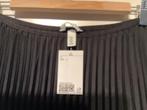 Zwarte plissé rok - Maat L, Kleding | Dames, Rokken, H&M, Zwart, Maat 42/44 (L), Nieuw