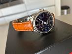 MeisterSinger Perigraph AM1008 horloge (nieuw!), Overige merken, Leer, Staal, Polshorloge