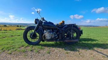 Ural M72M  Bj 1957  zijspan beschikbaar voor biedingen