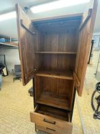 Hoge teak houten kast, Ophalen, Zo goed als nieuw