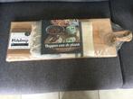 Nieuw beukenhouten borrelplank 60/25/ receptenboek/ kleedje, Huis en Inrichting, Ophalen of Verzenden, Zo goed als nieuw