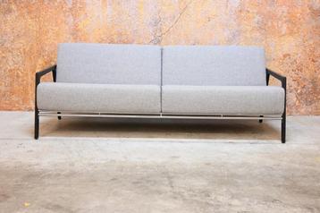 ZGANieuw grijze stoffen Harvink Splinter design bank beschikbaar voor biedingen