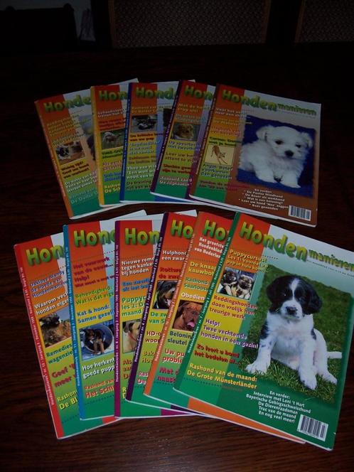9x HONDENmanieren & Onze hond april'99 & 1x Hart voor dieren, Boeken, Dieren en Huisdieren, Gelezen, Honden, Ophalen of Verzenden