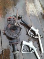 Vleugelpomp met twee vulpistolen/ zuigbuis/ 200 liter vat, Antiek en Kunst, Antiek | Gereedschap en Instrumenten, Ophalen