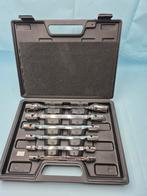 Nieuwe 6-delige Dop Kniesleutelset met Koffer - 8 t/m 19 mm, Auto diversen, Autogereedschap, ., Nieuw, Ophalen of Verzenden, .