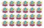 Traktatie bedankjes stickers vel dino met sterren, Ophalen of Verzenden, Nieuw, Sticker
