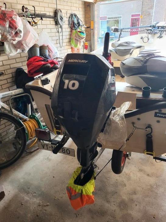 Mercury 15pk 4 takt kortstaart, Watersport en Boten, Bootonderdelen, Zo goed als nieuw, Motor en Techniek, Motorboot, Ophalen of Verzenden