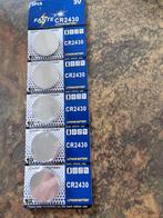 KNOOPCEL batterijen CR2430, Audio, Tv en Foto, Accu's en Batterijen, Ophalen of Verzenden