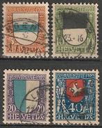 Zwitserland serie 175 - 178 O. ADV. no.15 T., Verzenden, Gestempeld