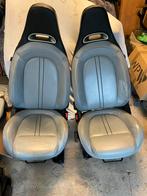 Fiat 500 Abarth complete bekledingsset grijs leer met zwart, Auto-onderdelen, Interieur en Bekleding, Ophalen of Verzenden, Fiat