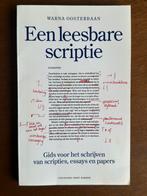 Warna Oosterbaan - Een leesbare scriptie, Warna Oosterbaan, Ophalen of Verzenden, Zo goed als nieuw