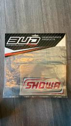 Bud Racing - Showa voorvork fork stickers Honda CR CRF, Ophalen of Verzenden