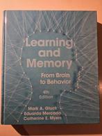 Learning and memory - from brain to behavior, Ophalen of Verzenden, Beta, Nieuw, WO