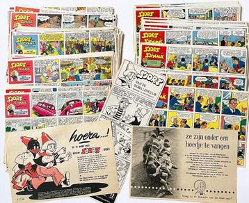 Sjors en Sjimmie - 110 knipsels (1955-1961) beschikbaar voor biedingen